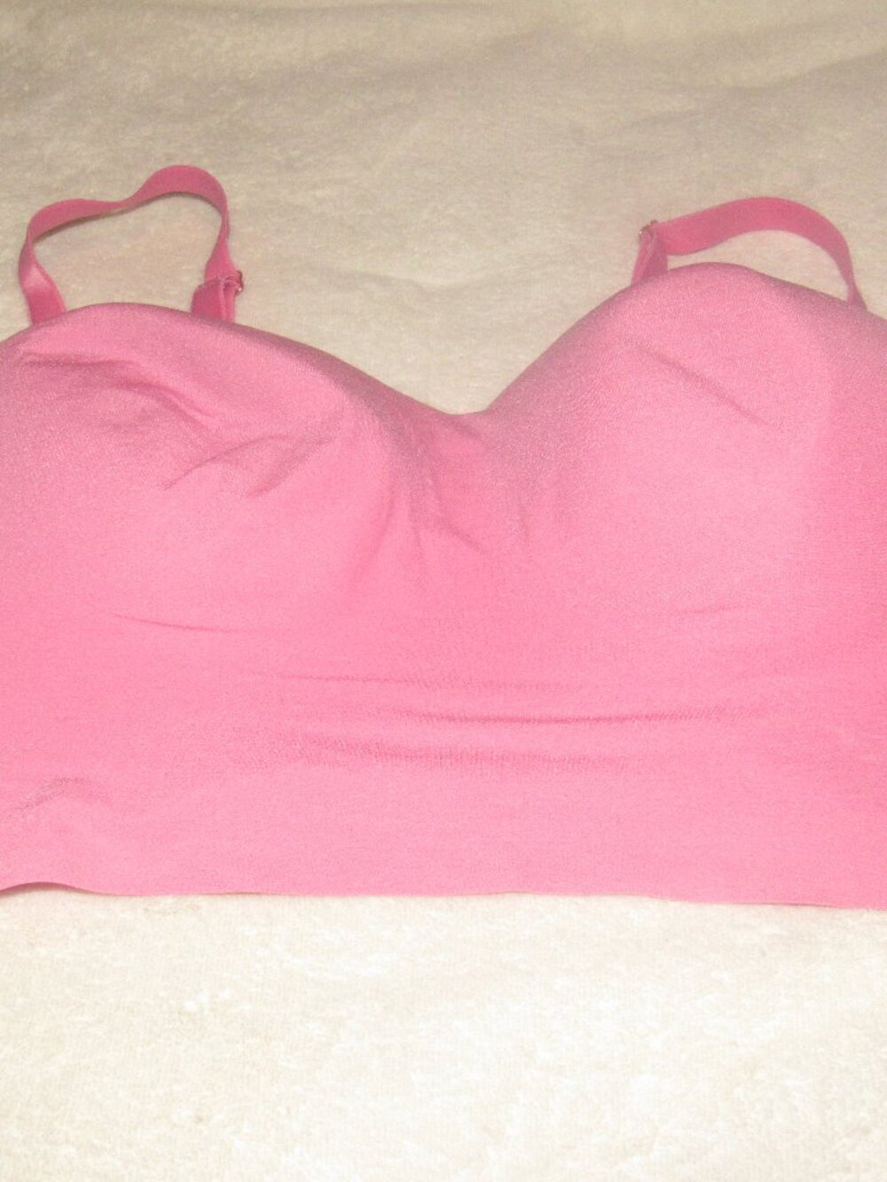 Victoria's Secret PINK Wireless Lightly Lined Pink Bra Size XL NWT